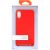 Чехол для iPhone InterStep для iPhone X SOFT-T METAL ADV красный